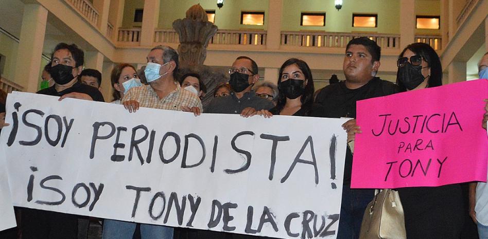 Marchan periodistas en Tamaulipas; exigen justicia por asesinato de Antonio De la Cruz