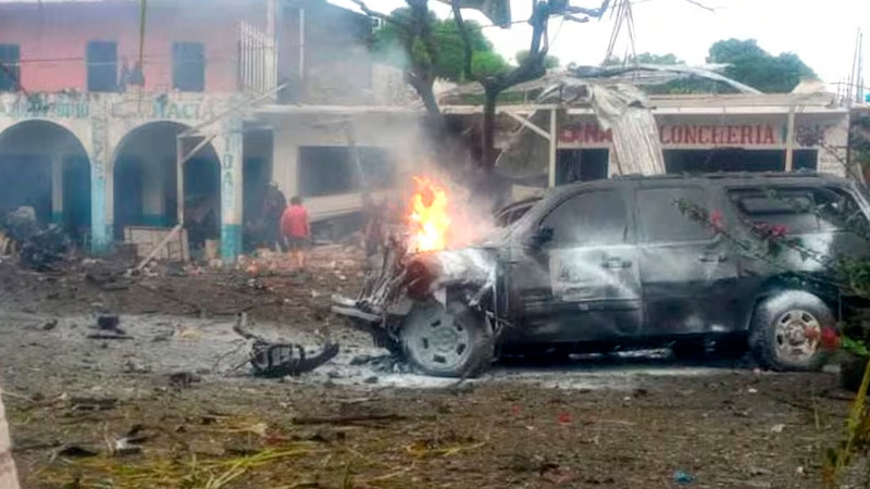 La autoridad estatal enfrenta la inseguridad: Reacciones contundentes de Sheinbaum ante el terrorismo que azota Michoacán