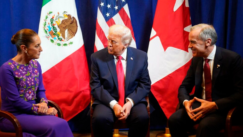 La Triple Cumbre: Trump y dos líderes mundiales entablan un diálogo sin precedentes en la cima del poder.